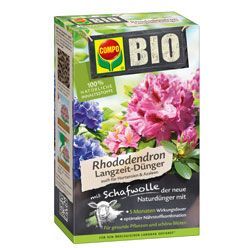 Compo BIO hosszhats rododendrontrgya brnygyapjval, 750 g