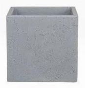 Scheurich 240/40 C-Cube Stony Grey manyag kocka kasp 40 cm