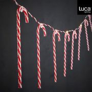 Luca lighting String candy formj meleg fehr fny elemes led fnyfzr 10 gvel