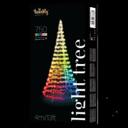 Twinkly Light Tree  750 RGB+W Flag-pole Christmas Tree, 4 m, 16 Million Colors + Warm White TWP750SPP-BEU