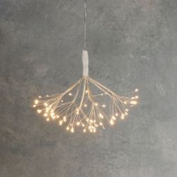 LL Dandelion hanging silver twinkling meleg fehr led fnyfzr 80 gvel