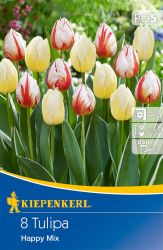 Kiepenkerl Tulipa Happy Mix vegyes Triumph tulipn virghagymk (szllts 2024.09.01-09.15 kztt)