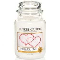 Yankee Candle Snow in Love ’nagy’ veg illatgyertya