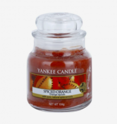 Yankee Candle Spiced Orange ’kicsi’ veg illatgyertya