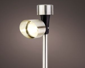  Stake light stainl steel Batt leszrhat, napelemes kerti szolr lmpa