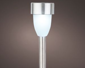  Stake light stainl steel Batt leszrhat, napelemes kerti szolr lmpa