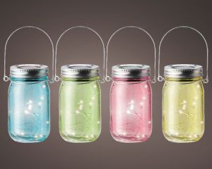  Garden light glass steady 4 sznben napelemes kerti szolr lmpa