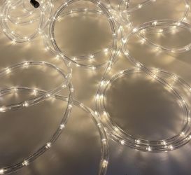  Rope Light IP44-es kl s beltri LED csvilgts 9m hossz, 8 fle vilgtssal, memria chippel