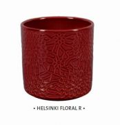 NDT Helsinki Floral R red 13 cm kermia nvnytart