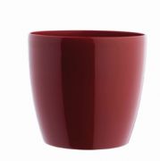 Elho Brussels Diamond Round 14 cm Lovely Red, manyag kasp
