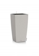 Lechuza CUBICO Cottage 30 cm - All-In-One light grey manyag kasp
