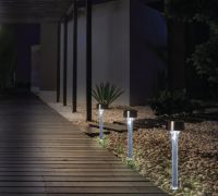 Nortene Amarys LED fényű leszúrható, napelemes kerti szolár lámpa 33 cm