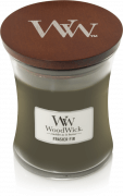 WoodWick Frasier Fir illatgyertya 'közepes' üveg illatgyertya
