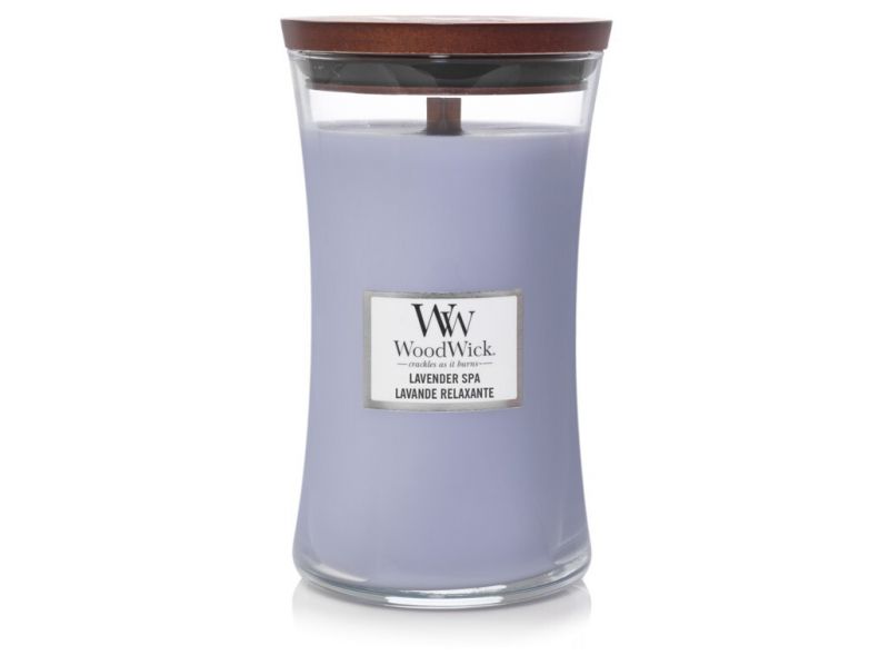 WoodWick Lavender Spa nagy illatgyertya