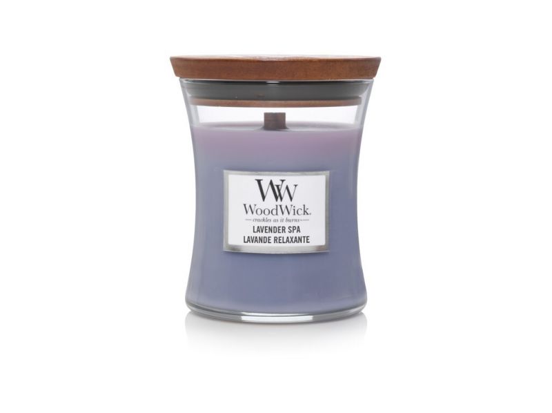 WoodWick Lavender Spa kzepes illatgyertya