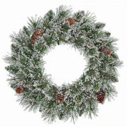 Black Box Trees Vandans wreath green frosted leth koszor 45 cm