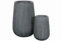  Crea Belly Vase s/2 antique grey kermia nvnytart szett