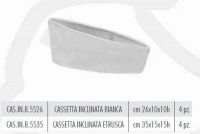 Terracotte Italia Cassetta Inclinata Bianca 26X10X10 cm agyag nvnytart