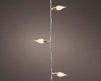 Lumineo retro LED vintage lights meleg fehr led fnyfzr, 180 gvel, 1790 cm