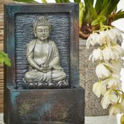  Buddha beltri szkkt 9.5 cm x 10 cm x 23.5 cm szrke