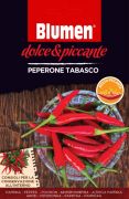 Blumen Peperone Tabasco, nagyon csípős tabasco pepperóni chili paprika vetőmag