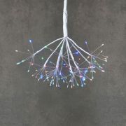 LL Dandelion hanging silver twinkling színes led fényfűzér 80 égővel