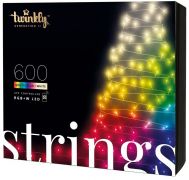 Twinkly String bel-és kültéri okos színes fényfüzér 48m, 600 RGB+W LED, TWS600SPP-BEU