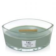 WoodWick Hemp & Ivy  illatgyertya 'hajó' üveg illatgyertya