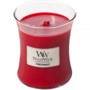 WoodWick Pomegranate illatgyertya 'közepes' üveg illatgyertya