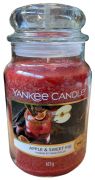 Yankee Candle Apple & sweet fig pomme et figue douce  'nagy' üveg illatgyertya